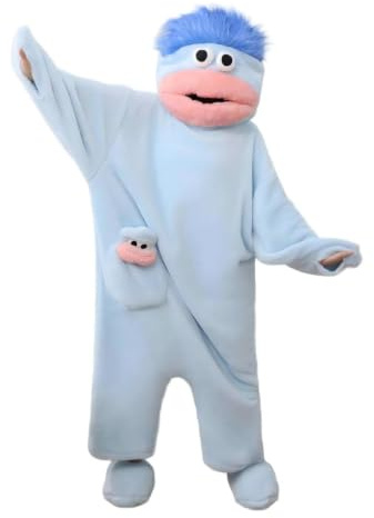 Funny Silly Onesie Adult Pajamas Mouth Monster Onesie Unisex Adult Hooded