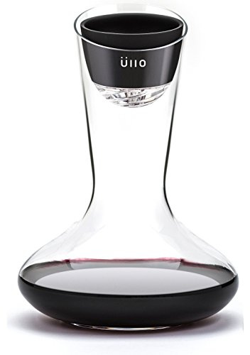 Ullo Wine Purifier with Hand-Blown Decanter and 6 Sulfite Filters – Restores Natural Wine Purity