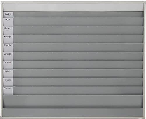 Tableau de planification 900 mm 6 rails A4