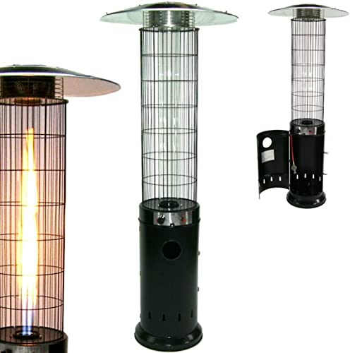 Gasheizer XXL Feuersäule Terrassenheizer 56706 Gas-Heizstrahler 13kw Heizpilz AWZ