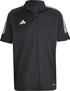 ADIDAS Men's TIRO23 L Polo Shirt, Black, L