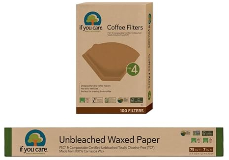 If You Care Bundle - #4 Coffee Filter, Wax Paper