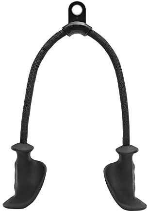 JASPORT Ergonomisches Trizeps-Seil für Indoor krafttraining für das Training von Trizeps, Rüchen, Bauch, für Kraftstation, Smith Rack, Fitnessstudio oder Gym zuhause, Anti-Hornhaut…