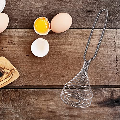 smashing Frusta con spirale a molla in acciaio inox | Frullatore manuale Eggbeater Frullatore Frusta per Frusta, Utensile da Cucina per Mescolare
