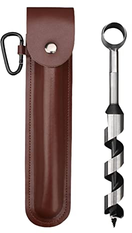 Manueller Schneckenbohrer, Holzbearbeitung Handbohrmaschine Baggerschnecke, 2pcs Mehrzweck-Überlebenswerkzeug, Bushcraft-Siedlerschlüssel Scotch Eye-Holzbohrer Für Outdoor/Camping/Stöpselbohrer