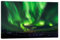 LXURY Aurora Bild auf Leinwand-Landschaftsbilder auf Leinwand-Grünes Polarlicht-Natur Landschaft Leinwandbilder-Modern Wandbilder mit Holzrahmen 60x90cm Gerahmt