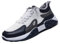 Men's Trainers Fashion Platform Shoes Mens Mesh Sneakers Lightweight Breathable Non Slip Gym Sneakers Comfortable Casual Shoes White