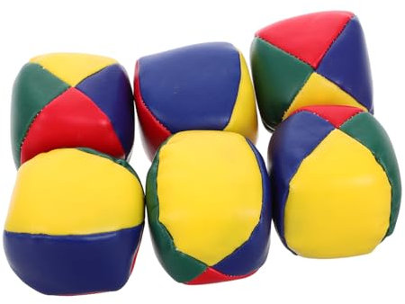 Milisten 6stücke Runde Mini-sandsäcke Bunte Wurfsäcke Für Junge Mädchen Innen Und Außenbereich Spiele Sitzsäcke Wurfspiel