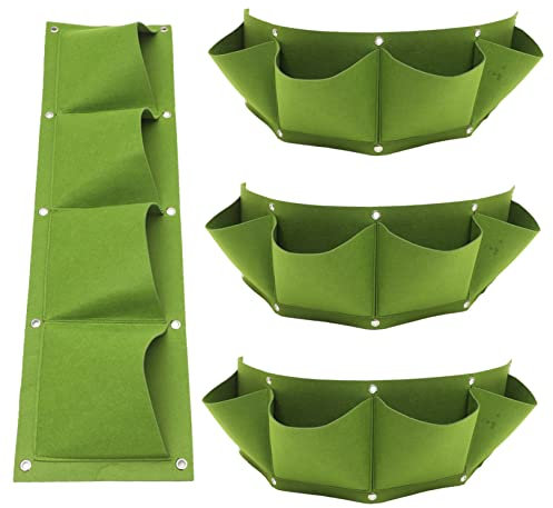 ifundom 4pezzi Per Coltivazione Piante Appendibile Al Riutilizzabile Esterno Giardinaggio Per Piante Fioriere in