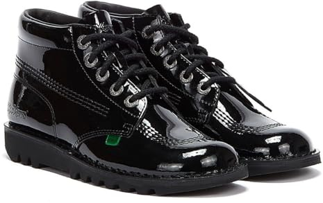 Kickers Kick Hi W Core Black Patent, EU 40