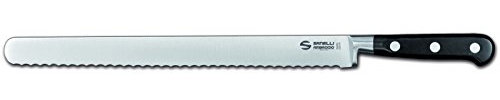 Sanelli Ambrogio Chef Coltello Panettiere, 30 cm, Acciaio Inox, Grigio