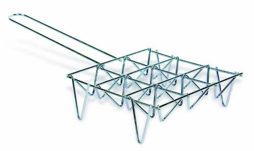 Flores Cortés 33532 - Parrilla cincada para alcachofas, 59 x 26 x 20 cm, Color cincado