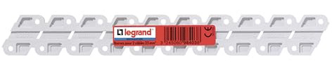 Legrand 098403 Borne de Raccordement pour Coffrets de Dérivation, 2mm x 25mm, Blanc, Lot de 10