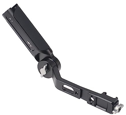 Hersmay Metal Adjustable Sling Handle Grip for DJI RS 2 / RSC 2 / RS 3 / RS 3 Pro/RS 3 Mini Gimbal Handheld Stabilizer Foldable with Silicon Grip with Quick Release NATO Clamp