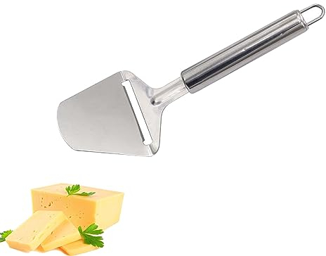 Eophmi Cheese Slicer - 1Pcs Durable Stainless Steel Cheese Cutter, Ideal Cheese Slicers for All Types of Cheese Blocks, Lightweight, Easy to Use