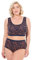 Ulla Popken Damen große Größen Übergrößen Plus Size Bustier, Schlupfform, ohne Bügel
