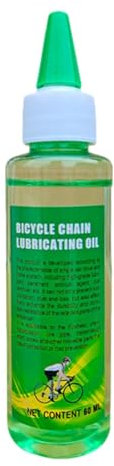 Lubrifiant pour chaîne de vélo - Lubrifiant pour chaîne VTT Huile pour chaîne de vélo 60 ml,Lubrifiant sec pour chaîne, huile d'entretien longue durée pour vélo de montagne, vélo, vélo de route, vélo