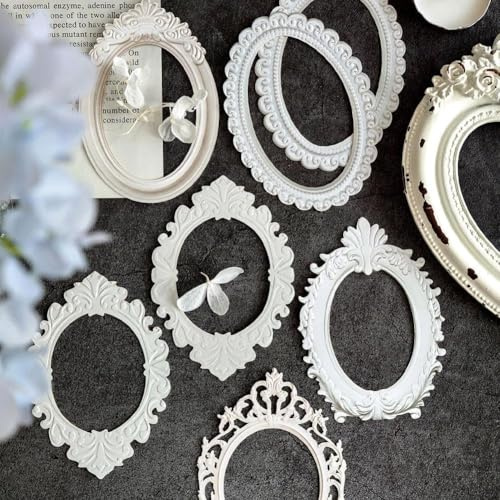 10 pezzi cornice decorativa materiale carta cava in rilievo cornice per foto junk journal planner scrapbooking planner vintage decorativo carta decorativa fai da te gioielli display Decor