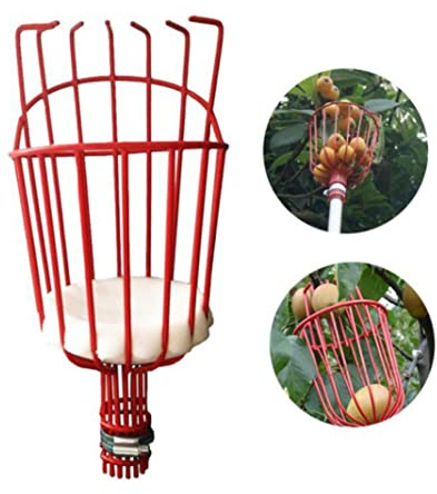 Fruit Picker Harvester, Fruit Picker Tool Picking Harvester Basket Orchard Lightweight for Apple Pear Peach