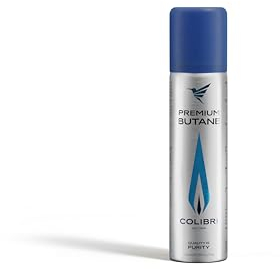 Colibri – Butangas 90 ml zum Nachfüllen von Feuerzeugen, Flambierbrennern, Küchenbrennern, Bunsenbrennern & Co – Feuerzeuggas Nachfüllflasche mit Premium Butangas im praktischen Taschenformat