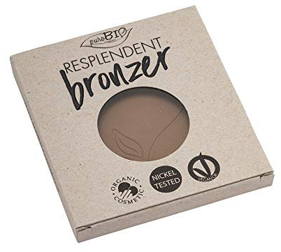 PUROBIO Terra Compatta Resplendent Bronzer Refill 01 Marrone Pallido - 9 Gr