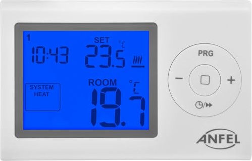 PP1466A Cronotermostato Digitale EASY Estate/Inverno con programmazione giornaliera/settimanale DISPLAY GRANDE 3