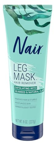 Nair Hair Remover Seaweed Leg Mask, Depilatory, 8 Oz Bottle