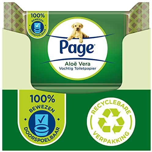 Page Carta Igienica Bagnata - Aloe Vera - 456 Pezzi - 12 x 38 Pezzi - Confezione Advantage