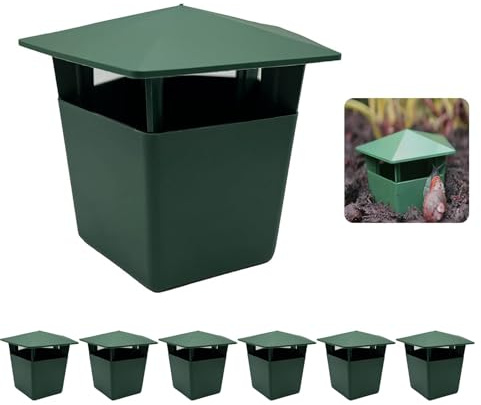 Set med 6 återanvändbara snigelfällor för trädgården, ölsnigelfälla, effektiv mot sniglar, säker och ren, snigelfälla akvarium (6-pack)