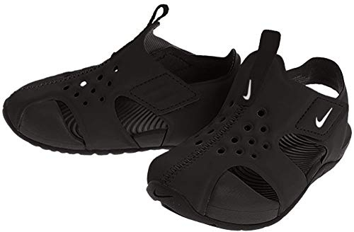 Nike Sunray Protect 2 (TD), Baby Boy's Slide Sandal, Black/White, 2.5 Child UK (18.5 EU)