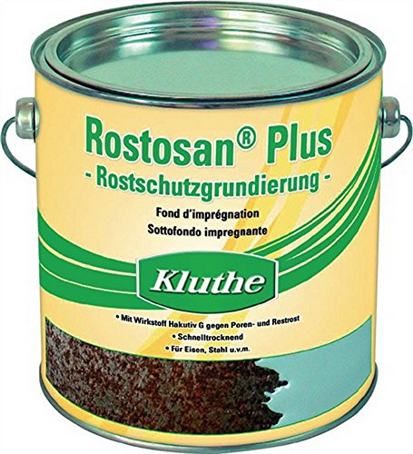 Rostschutz Rostosan rotbraun 2500ml 1l=15m² Preis per 2 Stück