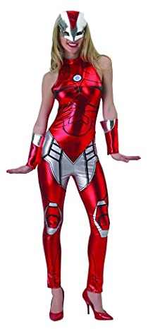 Rubie's 820009 Rubie's Official Marvel Miss Iron Man Resue Catsuit Adult Costume Ladies Xsmall