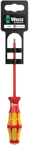 Wera, 160 i SB VDE Giravite isolato a taglio, 0,5 x 3,0 x 100 mm