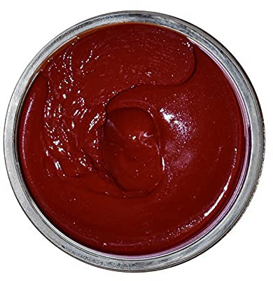 Famaco 50ml Red Campari Carmin Leather Deluxe Cream Polish for Boot and Shoe with Application Brush - Nourish and Leather Protector Kit for Boots and Shoes