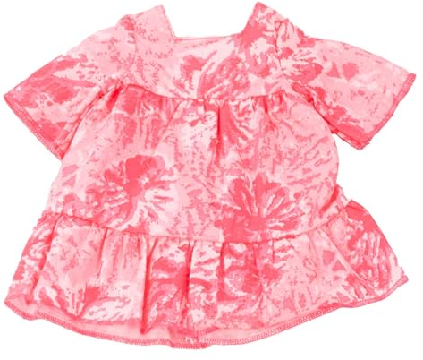 Götz 3403537 Kleid Pink - Puppenbekleidung Gr. XL - Bekleidungs- und Zubehörset für Stehpuppen 45-50 cm