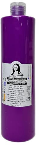 Teinture pour tissu 500 ml. Teinture textile résistante au lavage. Couleur pour tissus clairs. Lavable en machine, résistante au lavage, fixation par repassage (violet)