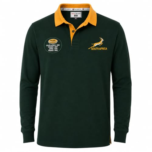 New Model UK South Africa Rugby Shirt 4 Time Winners South Africa Rugby Shirt Size S to 5XL