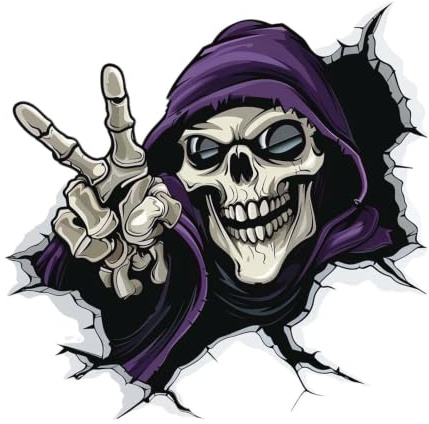 Bil bakfönsterdekaler Skull,Skull Bilglasdekaler skrämmande skalle Scratch | 3D Skull Bilhuv Dekaler Biltillbehör för SUV-lastbilsfordon
