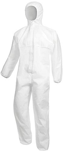 Nitras Unisex 1020609-XL Skyddsoverall, Vit, XL, Vit, XL