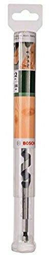 Bosh 2609255236 - Punta del trapano a trivella per legno con punto filettato di autotaglio, diametro 12 mm