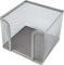 helit H2518400 - Zettelbox „the cube network“, silber
