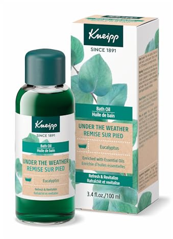 Kneipp Under The Weather Eucalyptus Bath Oil - Good for Respiratory Wellness - Vegan - 3.38 fl oz - Up to 10 Baths