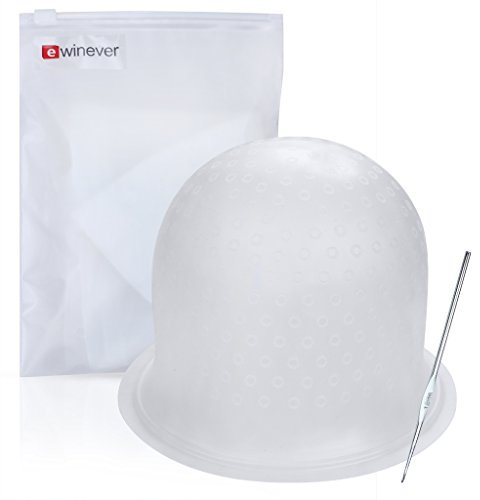 Highlighting Frosting Cap, Professional Salon Silicone Hairdressing Tools, with Coloring Hair Hook