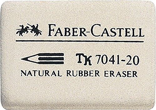 Faber-Castell 184120 suddgummi 7041-20 40 x 27 x 10 mm (1, 40 x 27 x 10 mm)