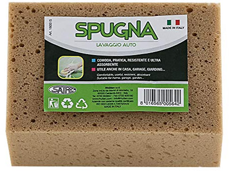 SPUGNA AUTO LAVAGGIO 15x10x7cm