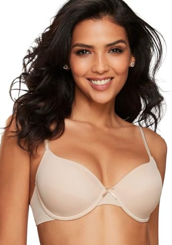 Lascana Damen Schalen-BH „Ela“ mit vorgeformten Cups (DE/NL/SE/PL, Körbchengröße & Bandgröße, B, 75, Powder)