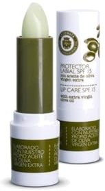 Pack 4 Protector Labial SPF15 La Chinata - Hidratación y Protección UV para Labios Secos y Agrietados - Con Aceite de Oliva y Ricino - Nutre, Repara y Previene Sequedad - Ideal para Uso Diario