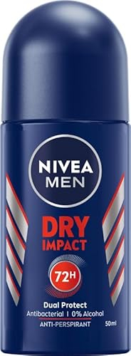 NIVEA MEN Dry Impact 72H Antitranspirant im Ball für Männer 50ml