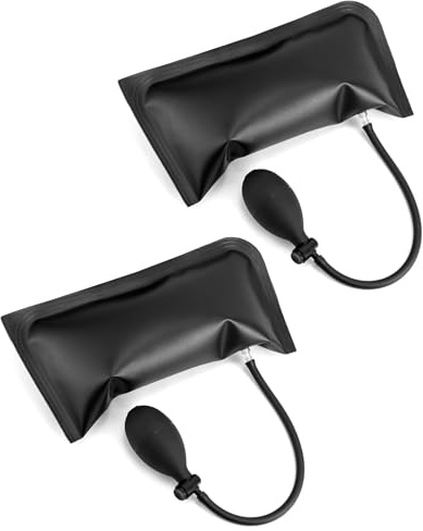 QWORK® 2PCS Coussin Gonflable, Coussin Soulever pour Installation des Portes Fenêtres Meubles Réfrigérateur (Grand Rectangle)