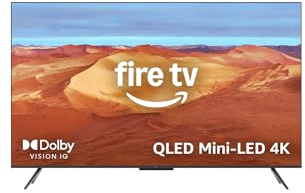 Amazon Fire TV 75 Omni Mini-LED Series (newest model), QLED 4K UHD smart TV, Dolby Vision IQ, 144hz gaming mode, Ambient Experience, find shows faster with Alexa+